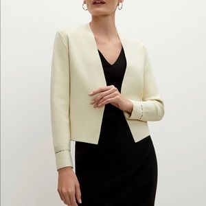 MM LaFleur Saint Ambroeus Jardigan in Ecru Sz M